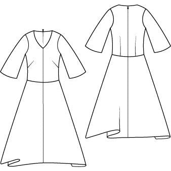 The A-Line Dress sewing pattern by The Avid Seamstress