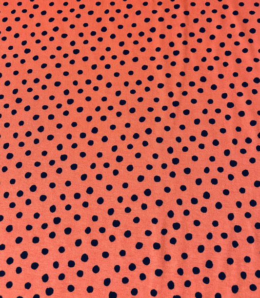 Dots Organic cotton Interlock sewing fabric by Cloud 9 Fabrics