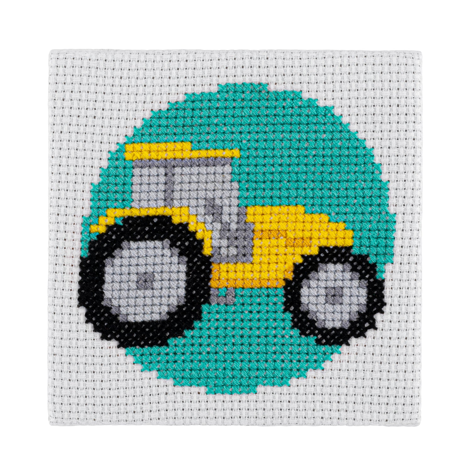 Tractor Mini Cross Stitch Kit by Stitchfinity