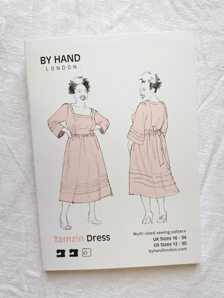 Tamzin Dress B and D Cup sewing pattern by By Hand London